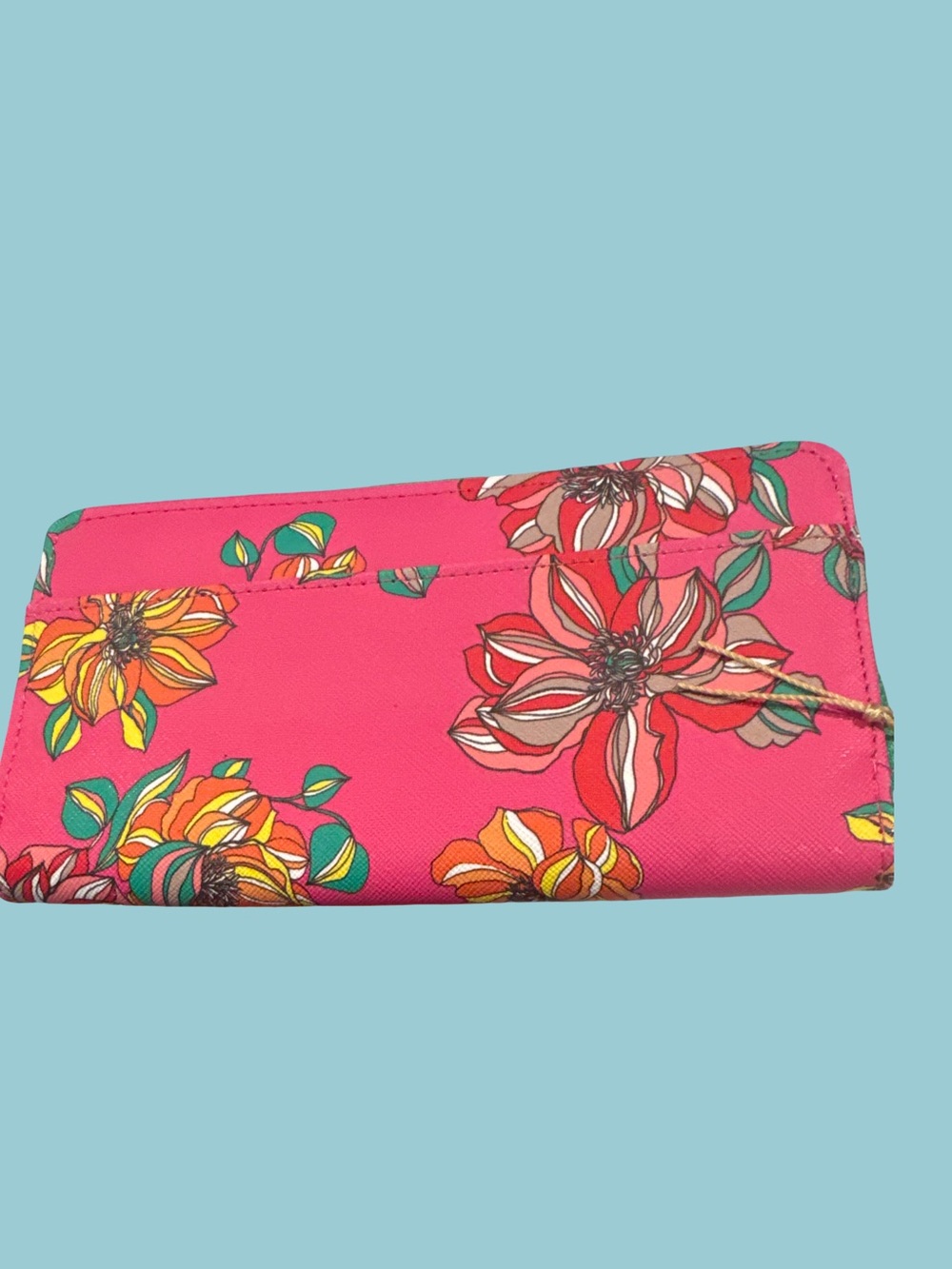 Trina Turk Floral Print Pink Women's Wallet - Picture 1 of 2